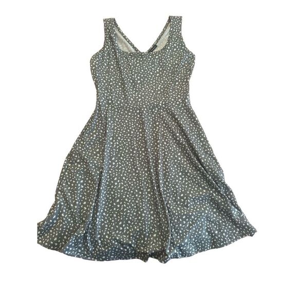 FENSACE Women's M Green Floral Midi Tank Dress Sleeveless NWOT - Picture 1 of 3